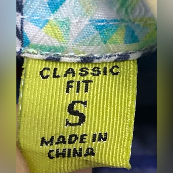 Robert Graham Embroidered Striped Flip Cuff Button Front Shirt Size S - Picture 10 of 16